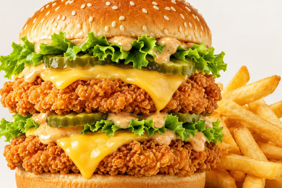 Double Tenders Burger